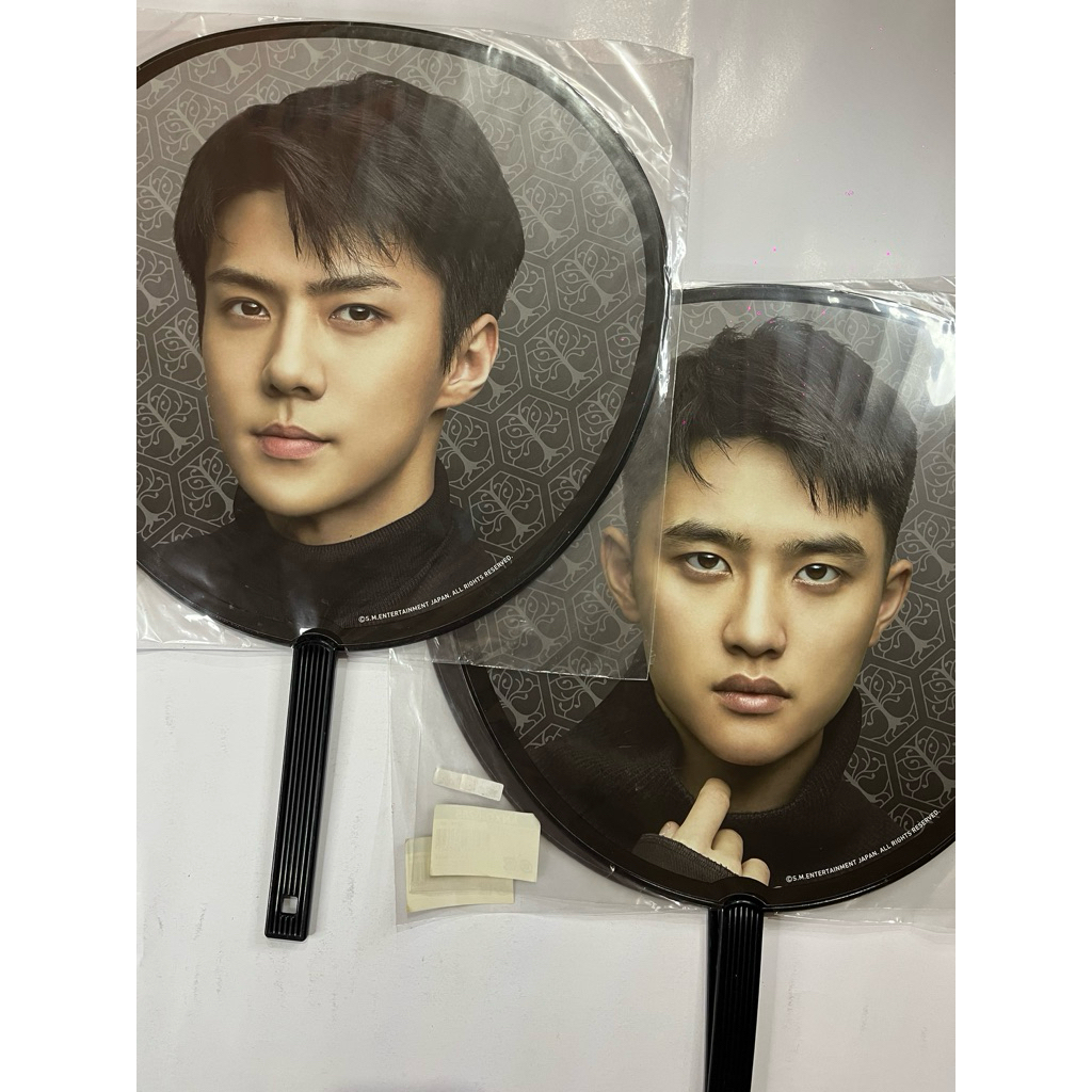 EXO UCHIWA KPOP OFFICIAL KIPAS EXOL SEHUN DO CHANYEOL SUHO BAEKHYUN OFFICIAL MERCHENDISE JAPAN