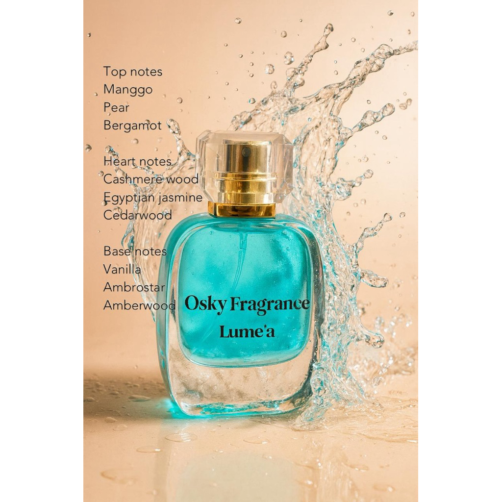 Osky - LUME'A Best seller Parfum Pria/Wanita Tahan Lama Garansi Minyak Wangi Harum Extrait De Parfum