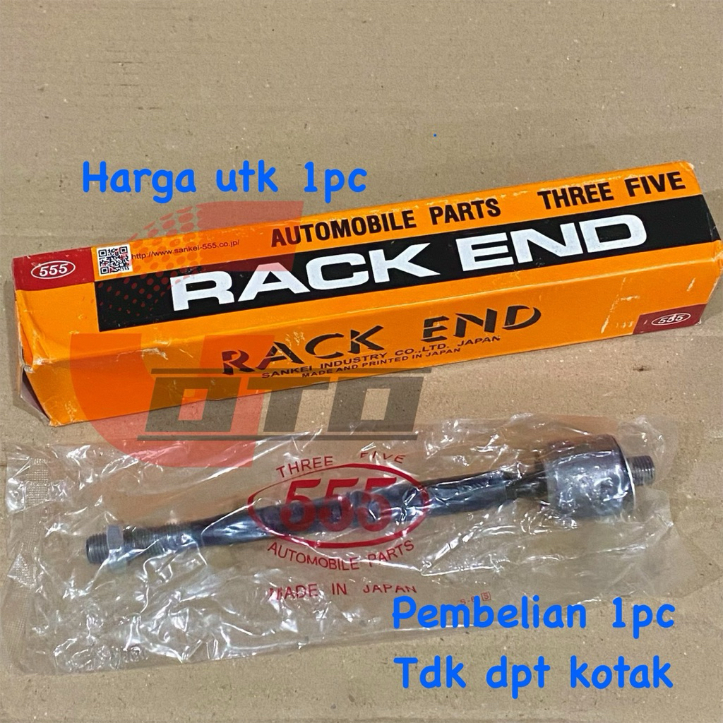 Rack end long tie rod toyota yaris lama new vios bakpao 555 thailand