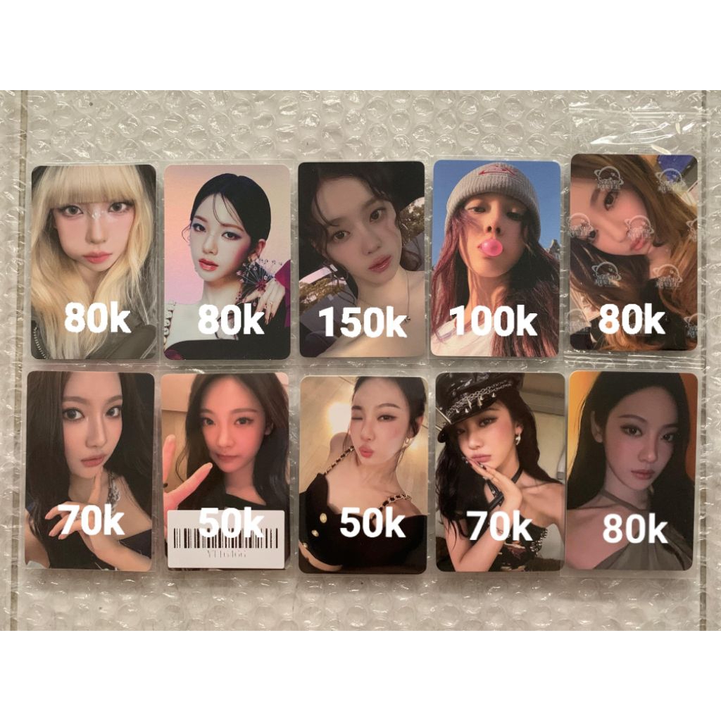 [READY STOCK] PHOTOCARD AESPA OFFICIAL ARMAGEDDON BETTER THINGS DIRTY WORK RICH MAN KARINA CIMOL WIN