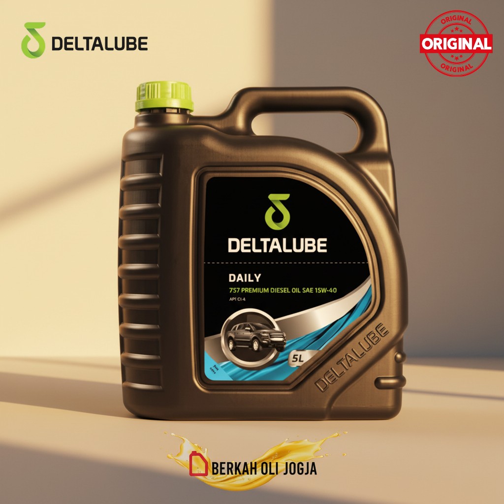 Deltalube Daily 757 Premium Diesel Oil SAE 15W-40 API CI-4 5 liter Original