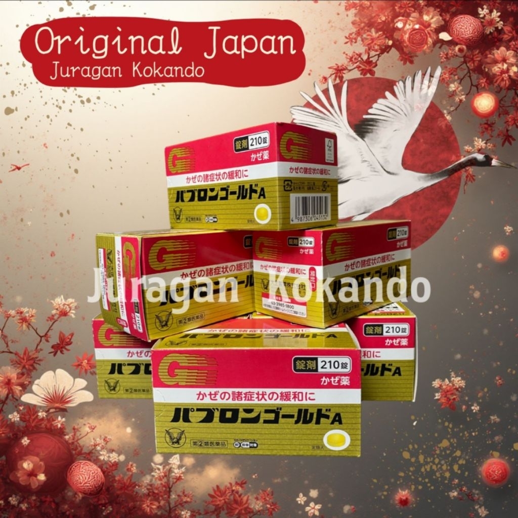 (Juragan Kokando) TAISHO PABRON GOLD POWDER DEWASA. SANGAT AMPUH UNTUK BATUK PILEK. NYERI OTOT . DEM