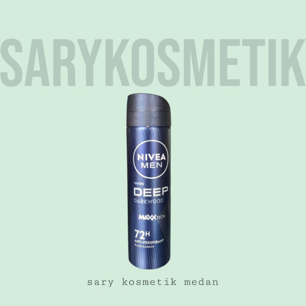 ic,cx_ NIVEA DEODORANT SPRAY MEN DEEP 150 ML - PERSPIRANT SPRAY