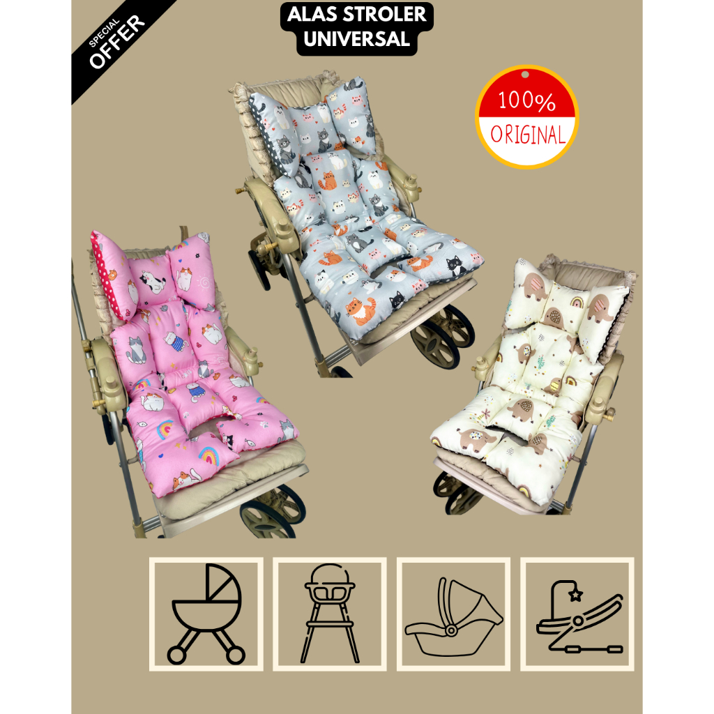 Alas Stroller Baby Universal 4 In 1 Multi Fungsi