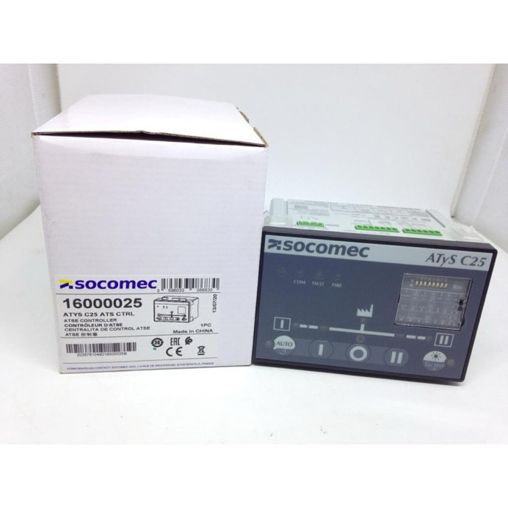 controller socomec c25-control Relay Socomec Type controller Atys C25 socomec 1600025