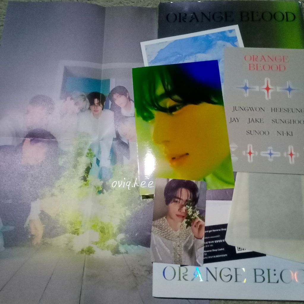 ALBUM ENHYPEN ORANGE BLOOD KALPA