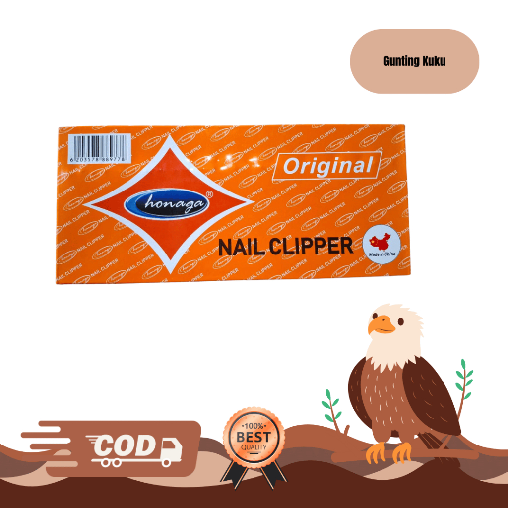 1 lusin Gunting Kuku Honaga/ Gunting Kuku Besar Honaga/ Pemotong kuku/ Gunting Kuku/ Guntig Kuku Bes
