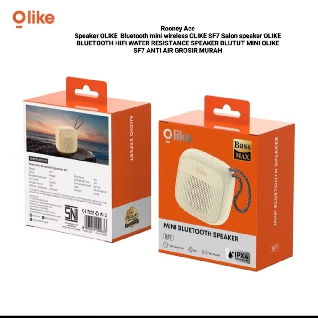 [Speaker Olike SF7]Spiker blutut mini wireless Speaker OLIKE  Bluetooth mini wireless OLIKE SF7 Salo