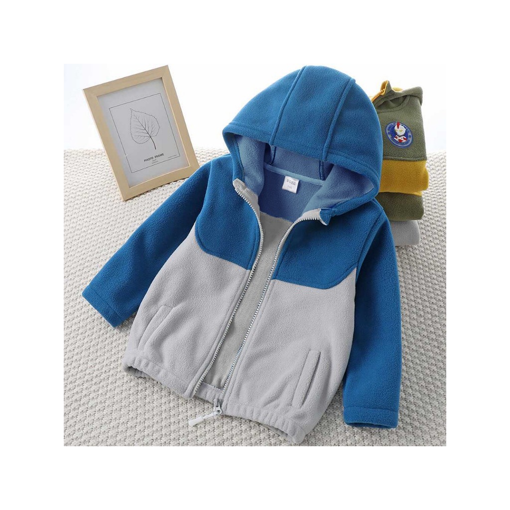 Eklusive jaket anak bahan Katun Polar Tebal