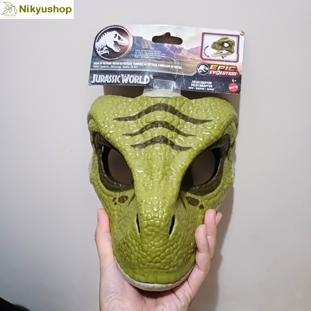 [Nikyushop] Mattel Jurassic World Epic Evolution Velociraptor Mask
