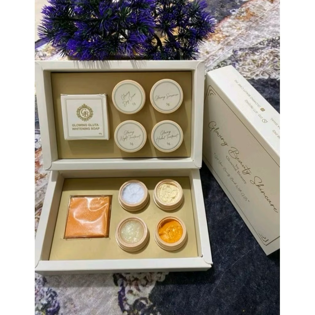 GB SKINCARE (5 in1)/Produk Malaysia/ORI 100%/Glowing Beauty Skincare