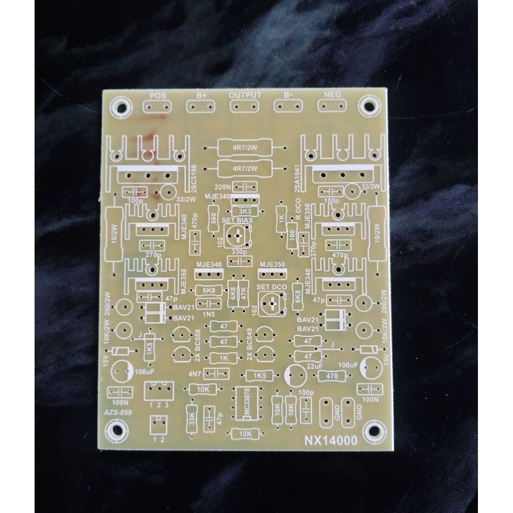 PCB Power Amplifier NX14000 NX 14000 Builtup FR4 Designed By Habib