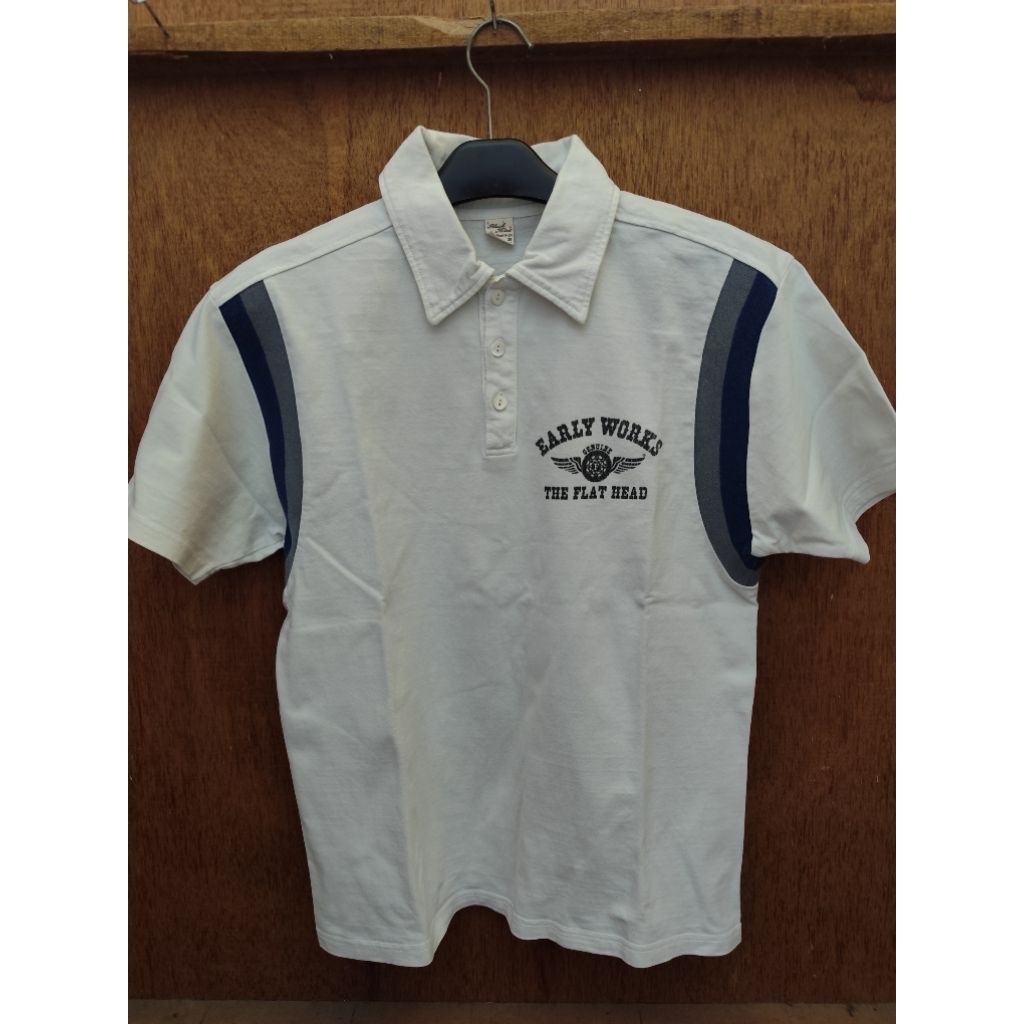 Polo Shirt The Flat Head Black Mint