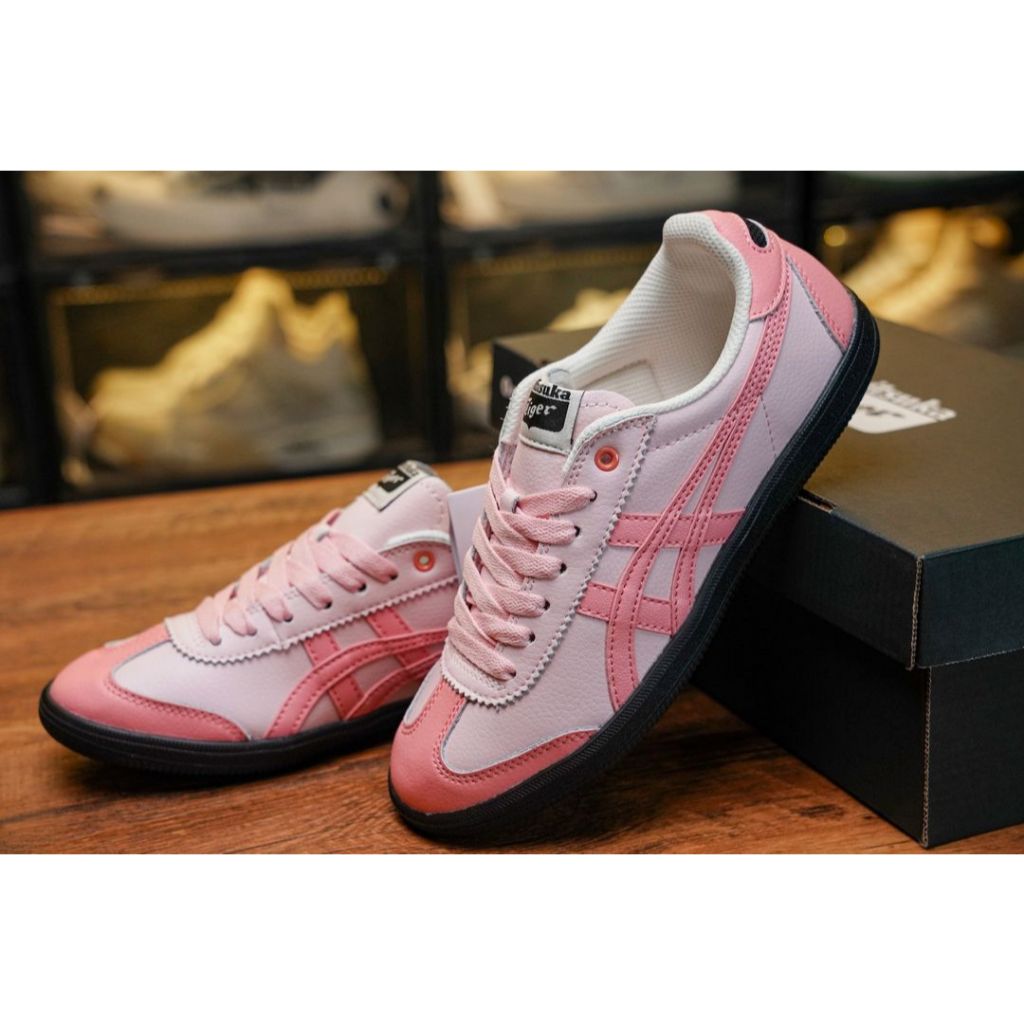 Sepatu Wanita Onitsuka Tokuten Pastel Pink 100% Original