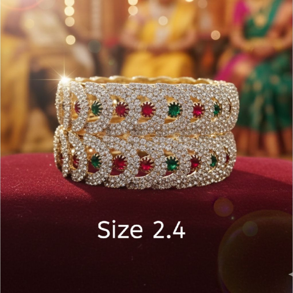 PROMO Gelang India Kaca Bangle Bangles Kilau Mewah Bollywood Aksesoris Fashion Kostum Costum Perhias