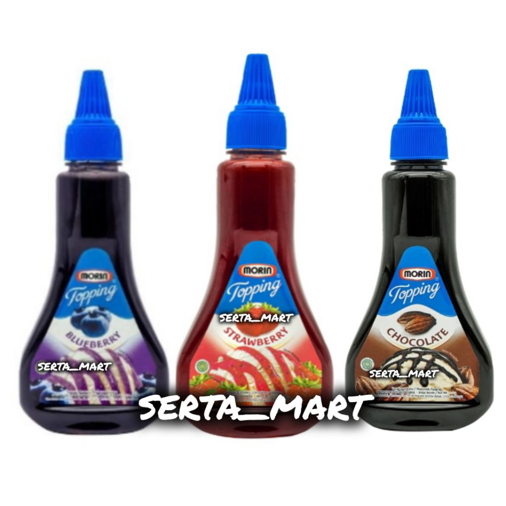 Morin Selai Topping Cokelat / Strawberry 300gr - Selai Morin