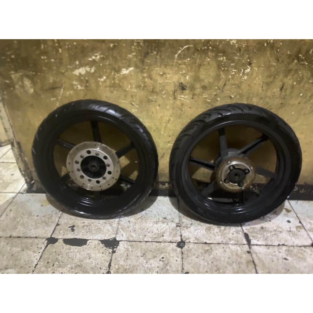 velg set ban pnp megapro ring 17 lebar