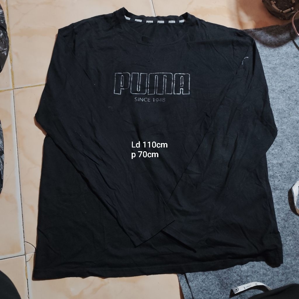 kaos puma lengan panjang