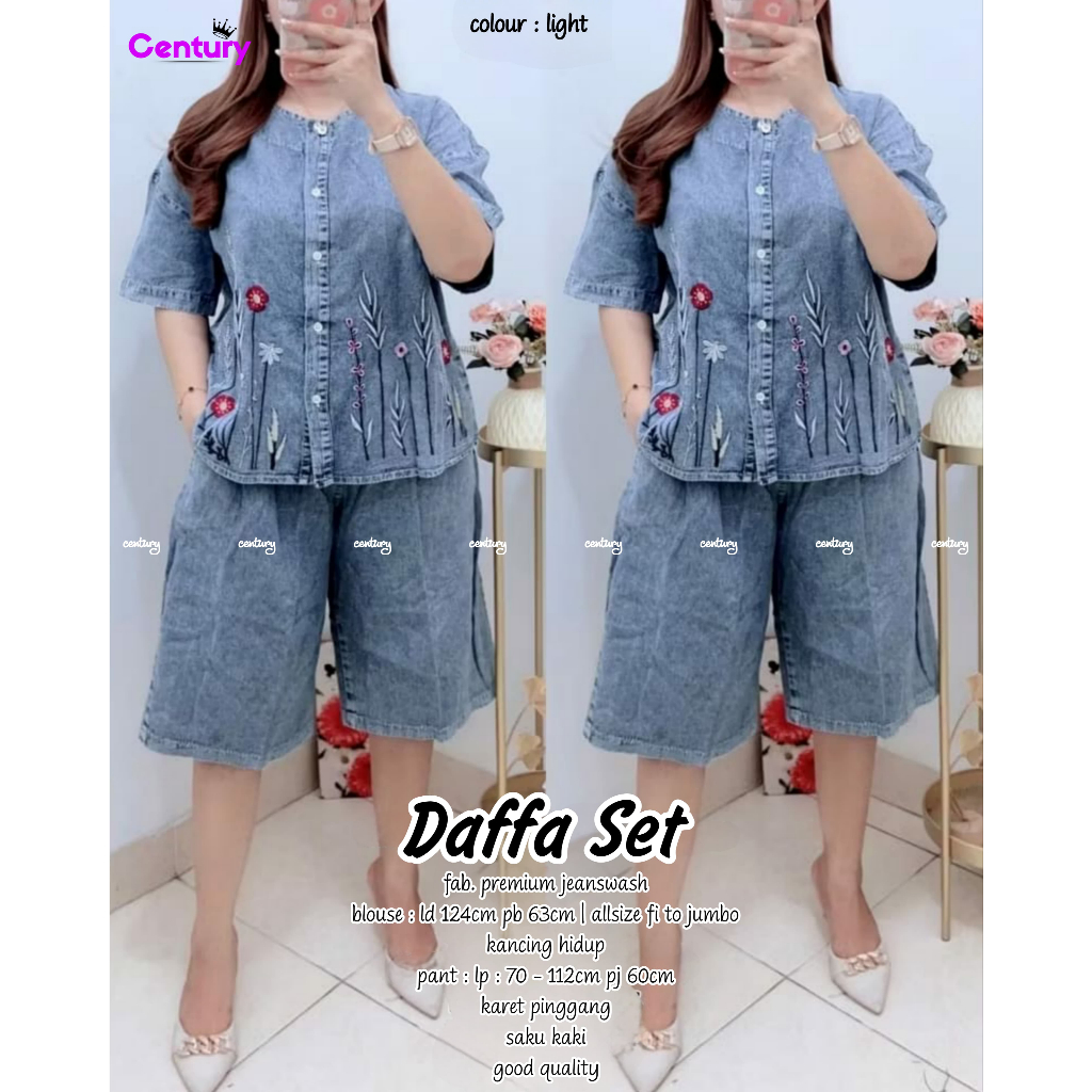 Pakaian Wanita HQ DAFFA SET From cENTURY FASHION STORE