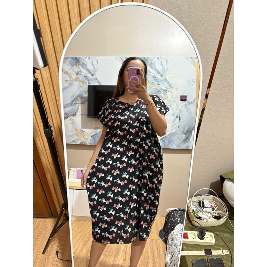 Daster Busui Motif bunga 2