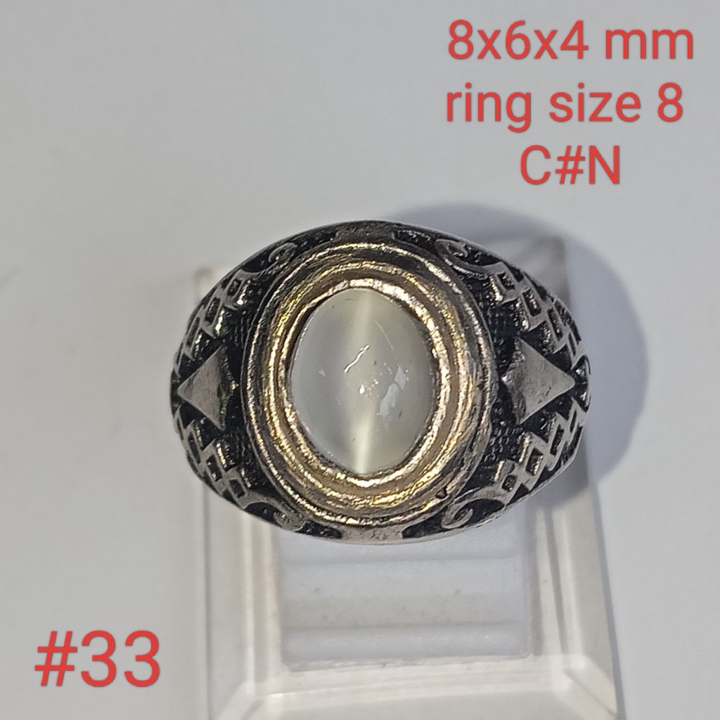 batu natural cat eye #33