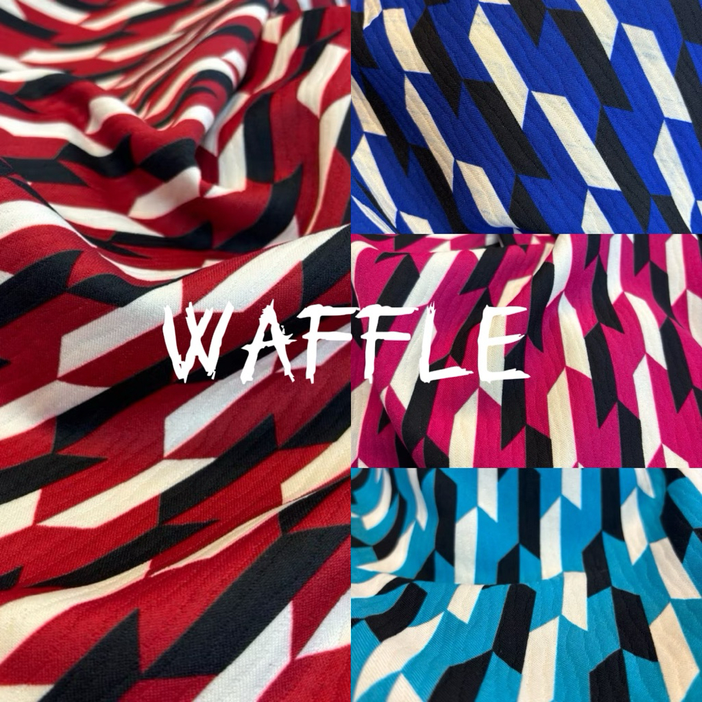KAIN KAOS WAFFLE PER 0.5 METER