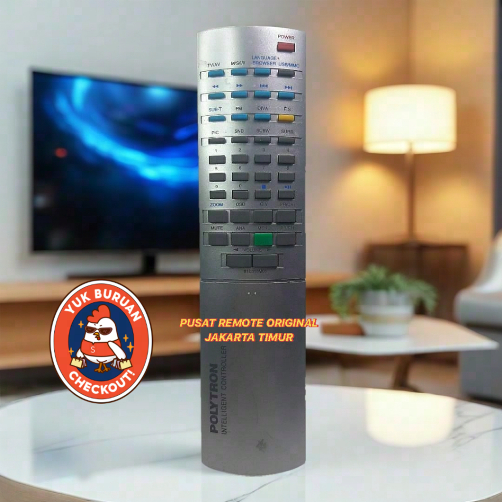 REMOTE REMOT DVD BIGBAND POLYTRON 81E318M01 ORIGINAL