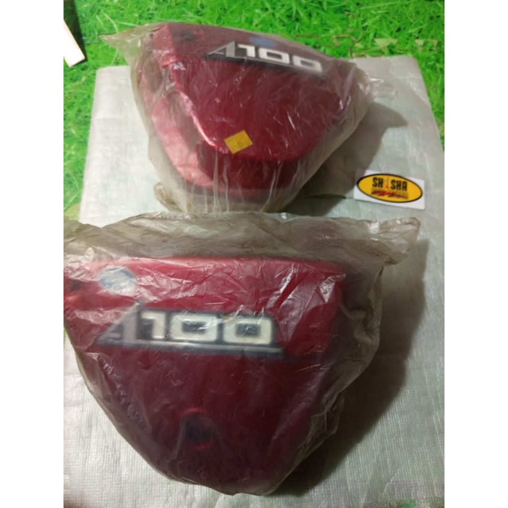 Box Tutup Cover Aki Suzuki A100  Suzuki A 100 Nos Kiri Kanan Set Nos