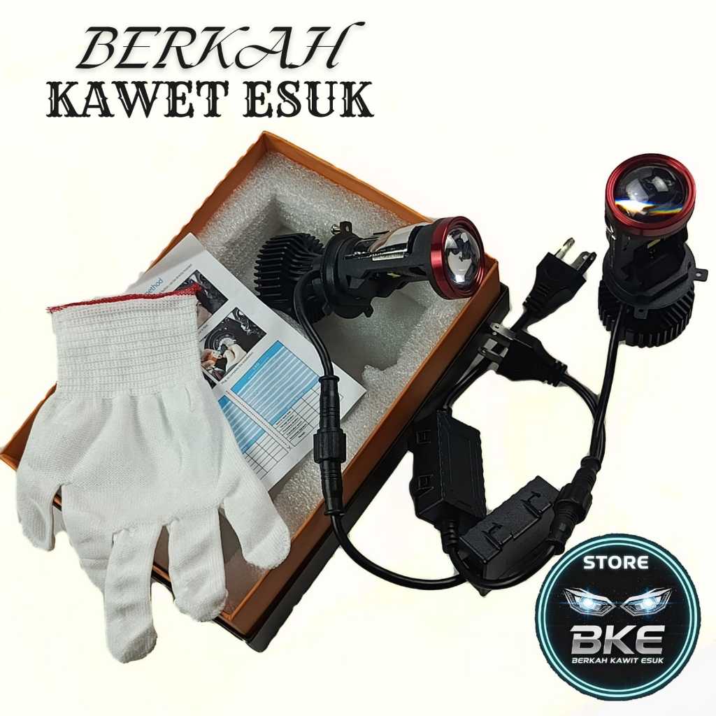 Lampu Mobil Soket H4 / Lampu Y7 / Soket H4 / Lampu Mini Projie / Lampu LED