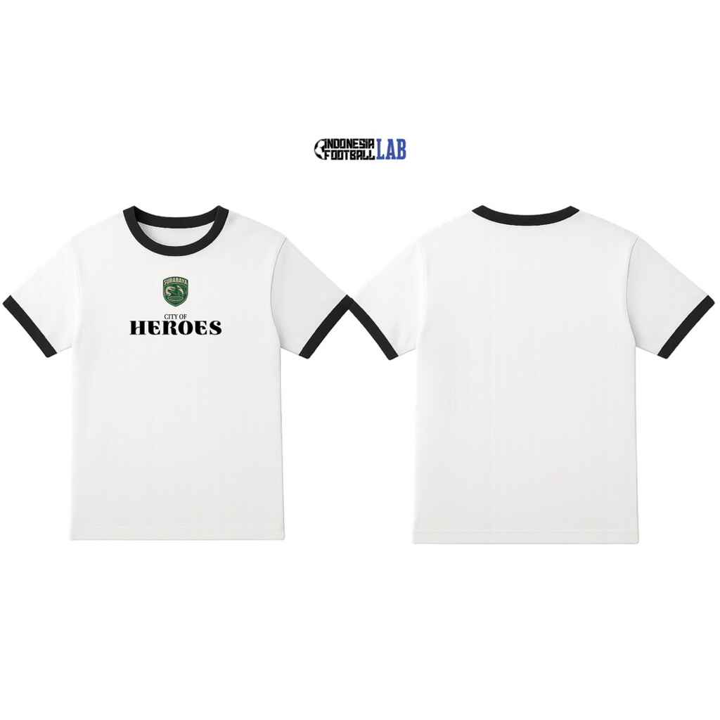 Kaos Retro Persebaya City Heroes