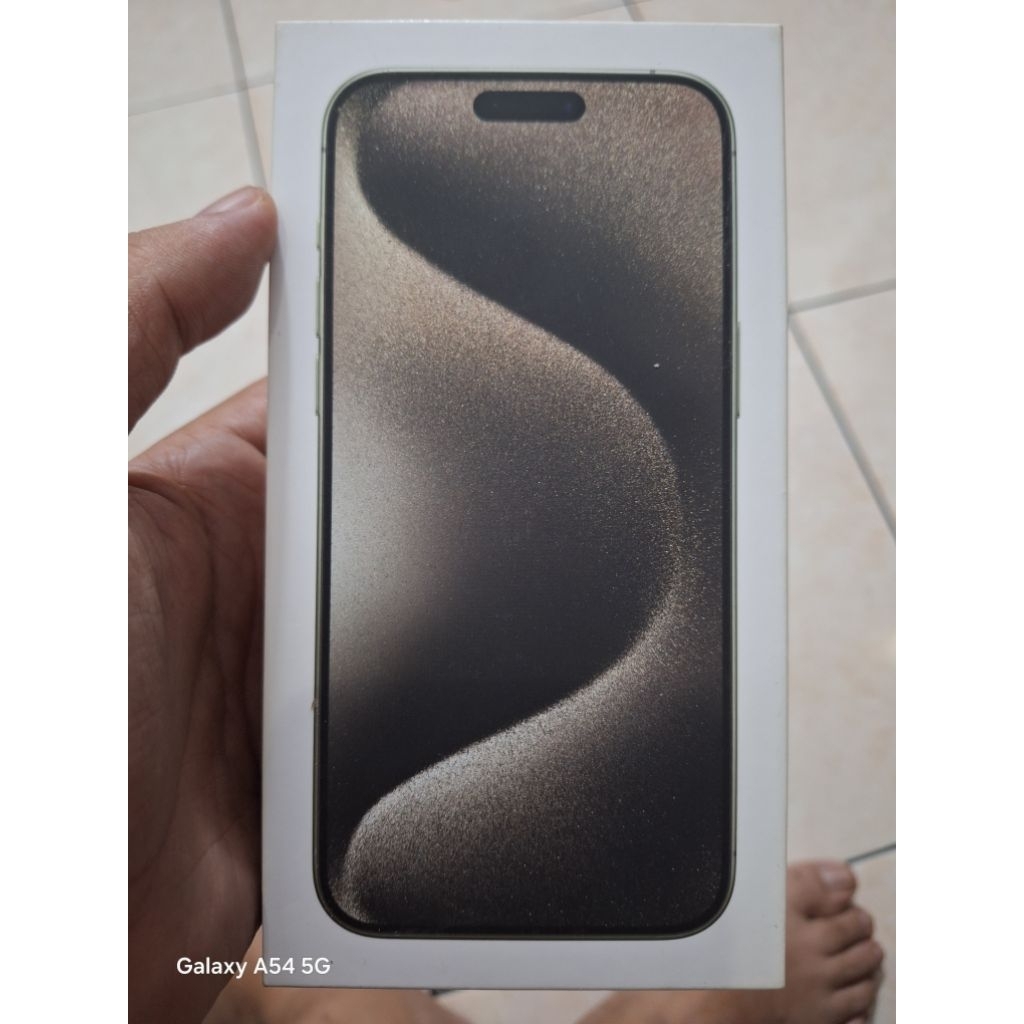 iPhone 15 Pro Max 256GB Natural EX IBOX Mulus Like New pemakaian pribadi cewek