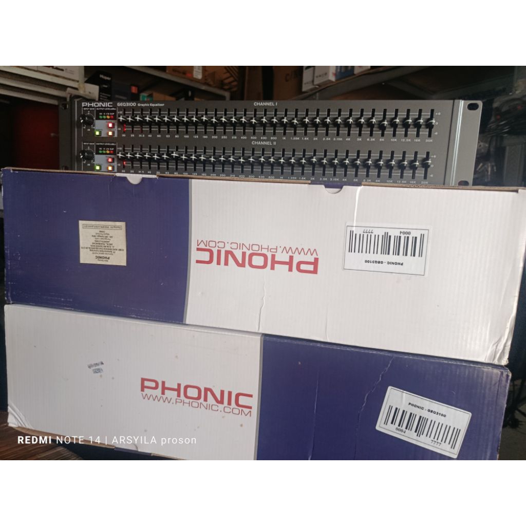 equaliser phonic GEQ3100