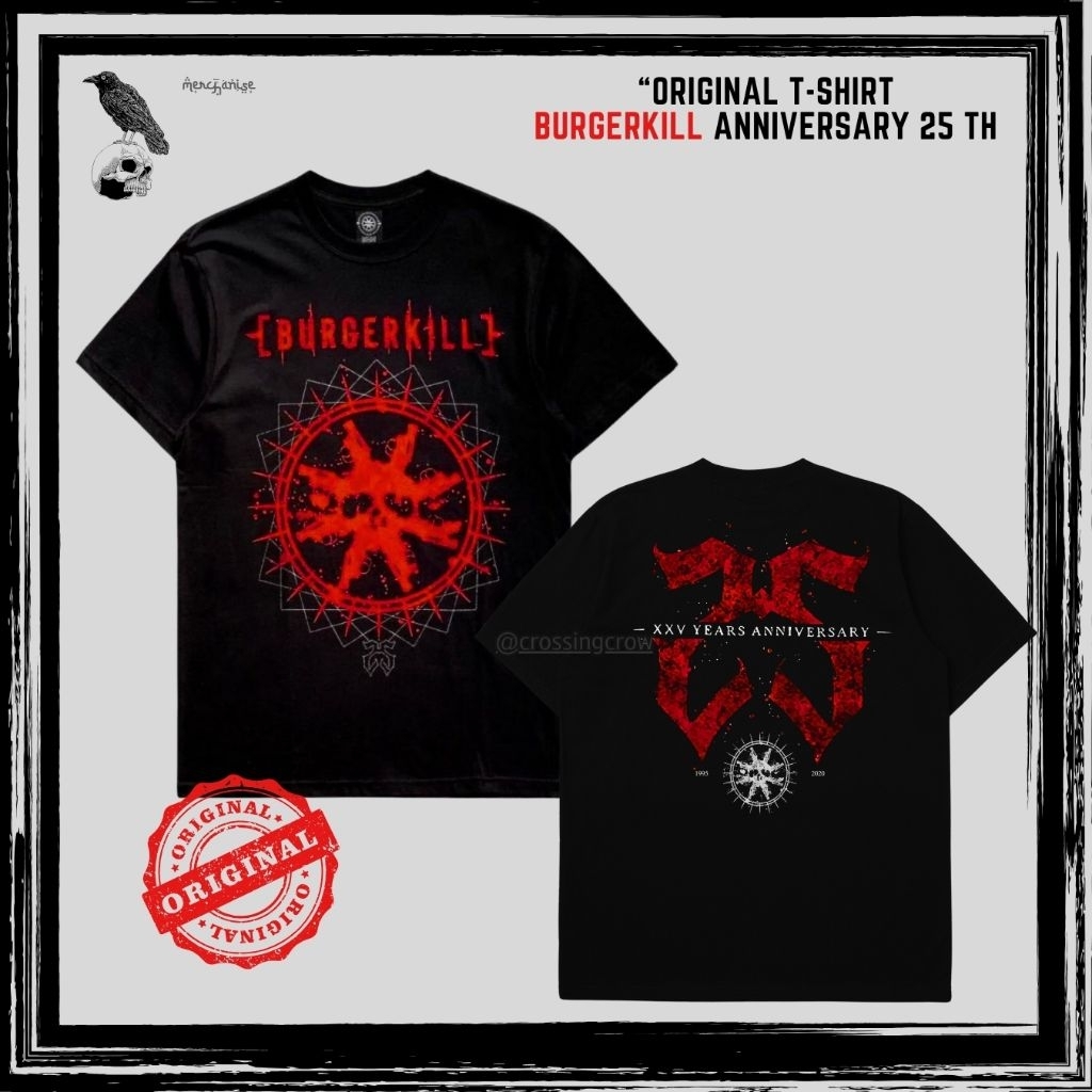 t shirt Burgerkill Original Artikel Anniversary 30th