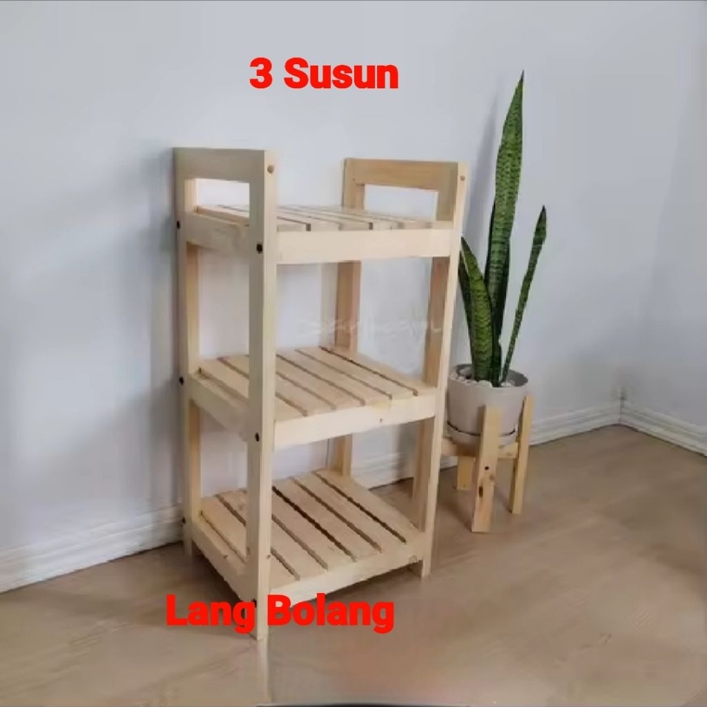 Rak Kayu Dispenser / Rak Kayu Galon