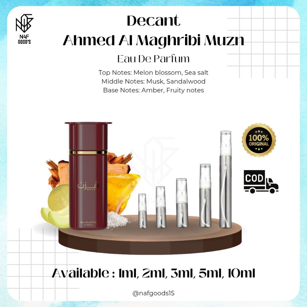Decant Parfume Ahmed Al Maghribi Muzn