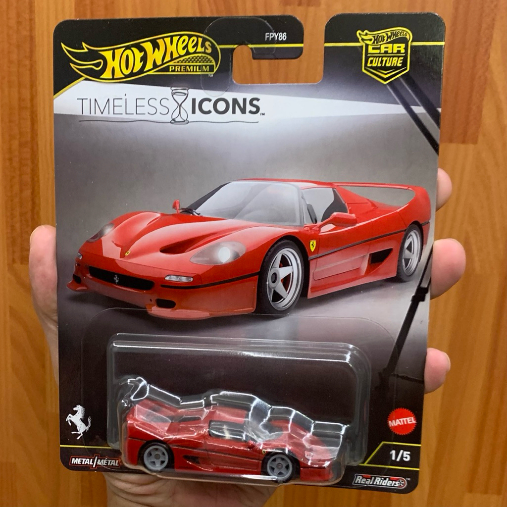 hot wheels premium timeless icons ferrari f50