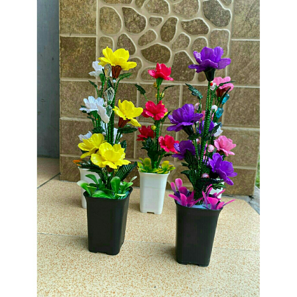 TERBARU Bunga akrilik kecil untuk rak dinding bunga meja