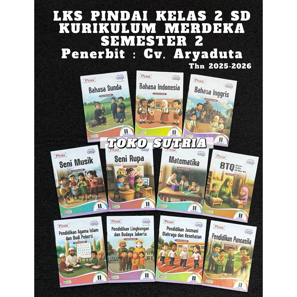 LKS PINDAI K-MERDEKA KELAS 2 SD (SEMESTER 2) (LKS&KJ)