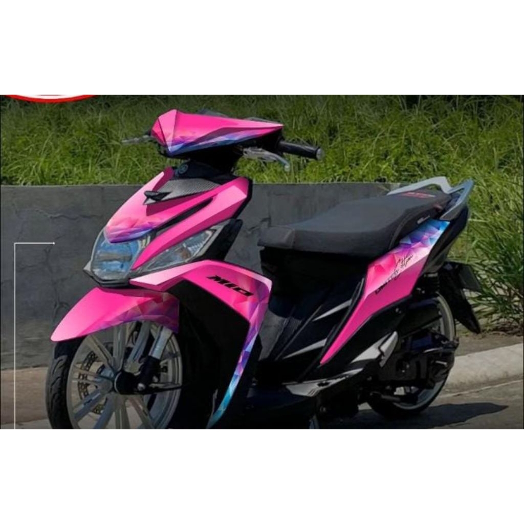 Stiker Decal Mio M3 Mio 125 fullbody Desain Pink Variasi custom