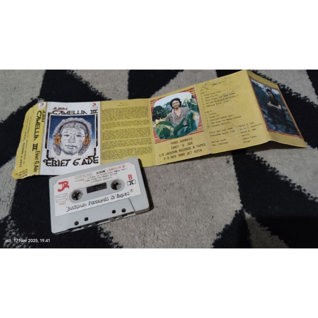 kaset pita ebiet g ade / camelia 3