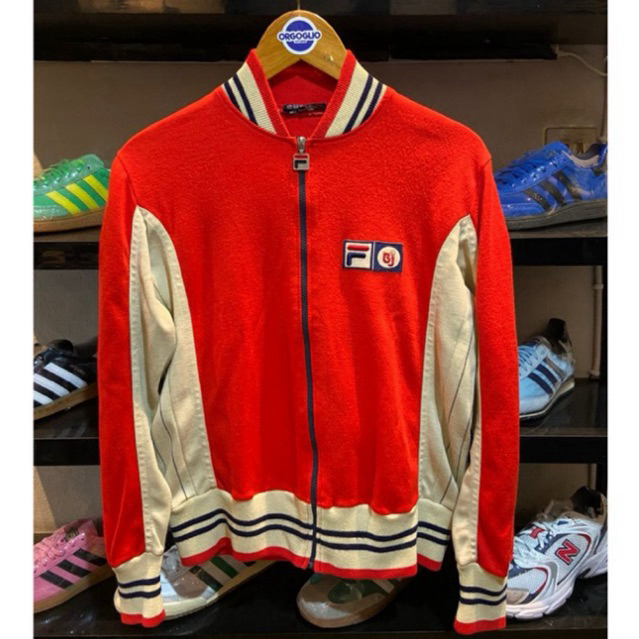 1 set Vintage OG FILA Bj Settanta MK1 Red Made in italy + shortpants Bj (RARE & COLLECTOR ITEM) used