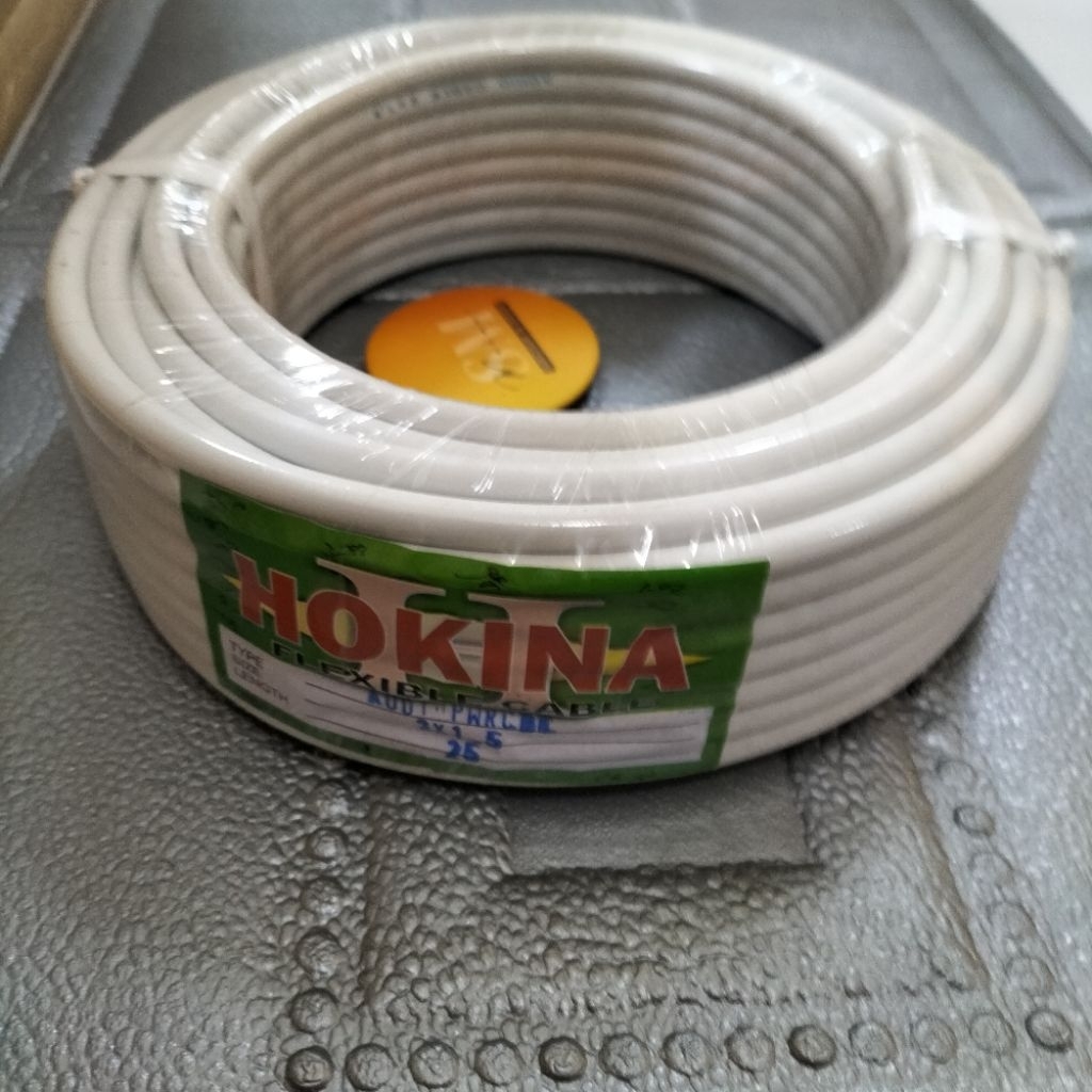 Kabel Kawat kecil 2x1.5 Panjang 25M / Kabel Flexible Isi 2