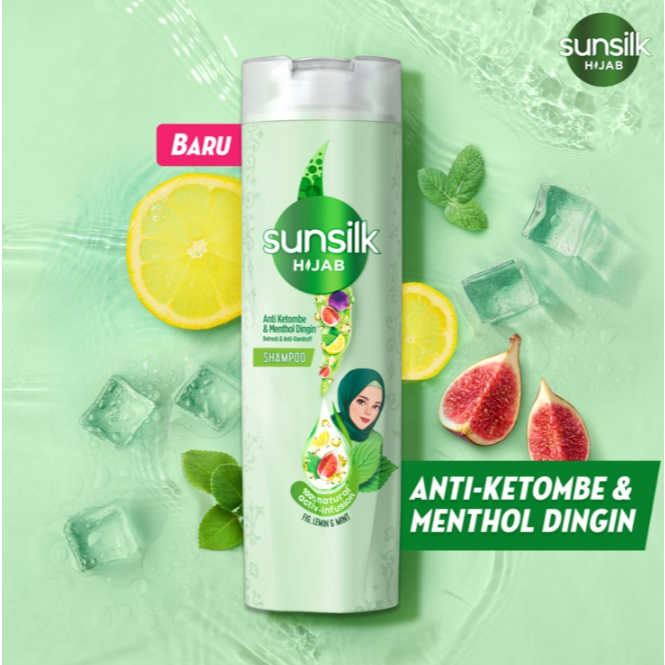 SUNSILK HIJAB SHAMPOO ANTI KETOMBE 160ML & 300ML ALL VARIAN