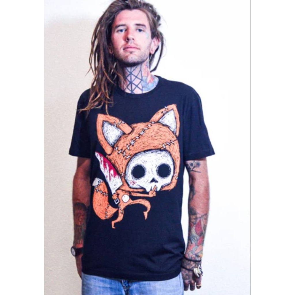 Fox Skul Knife Men t-shirt