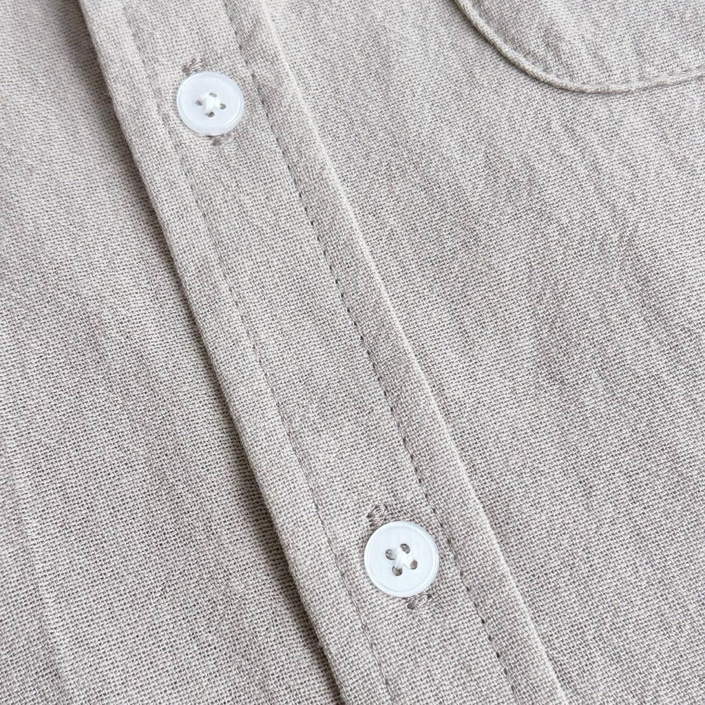 Linen Short sleeve shirt men