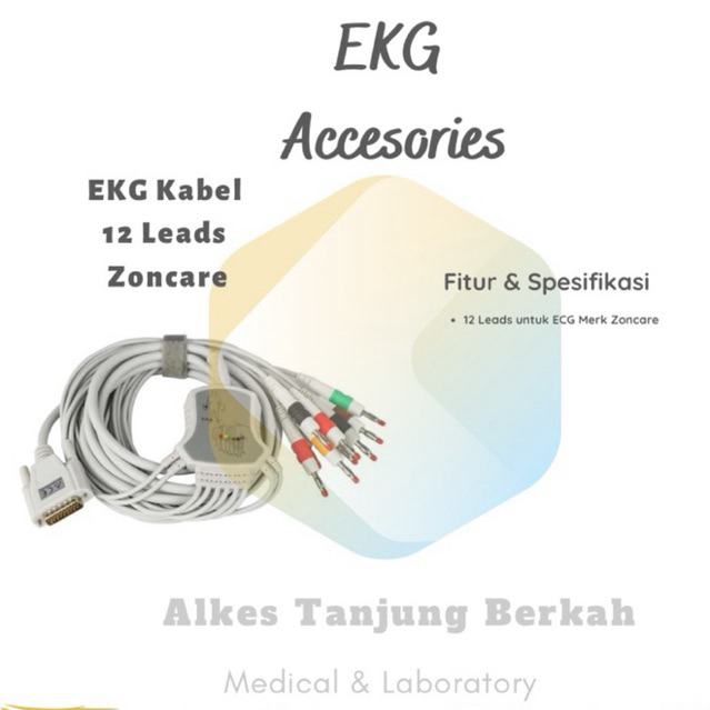 Kabel EKG Zoncare 12 Pin