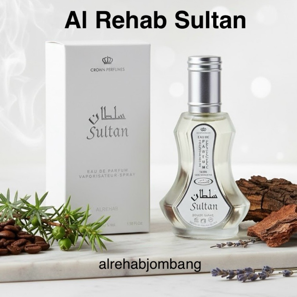 Parfum Sultan Al Rehab 35ml Spray Original Arab Saudi