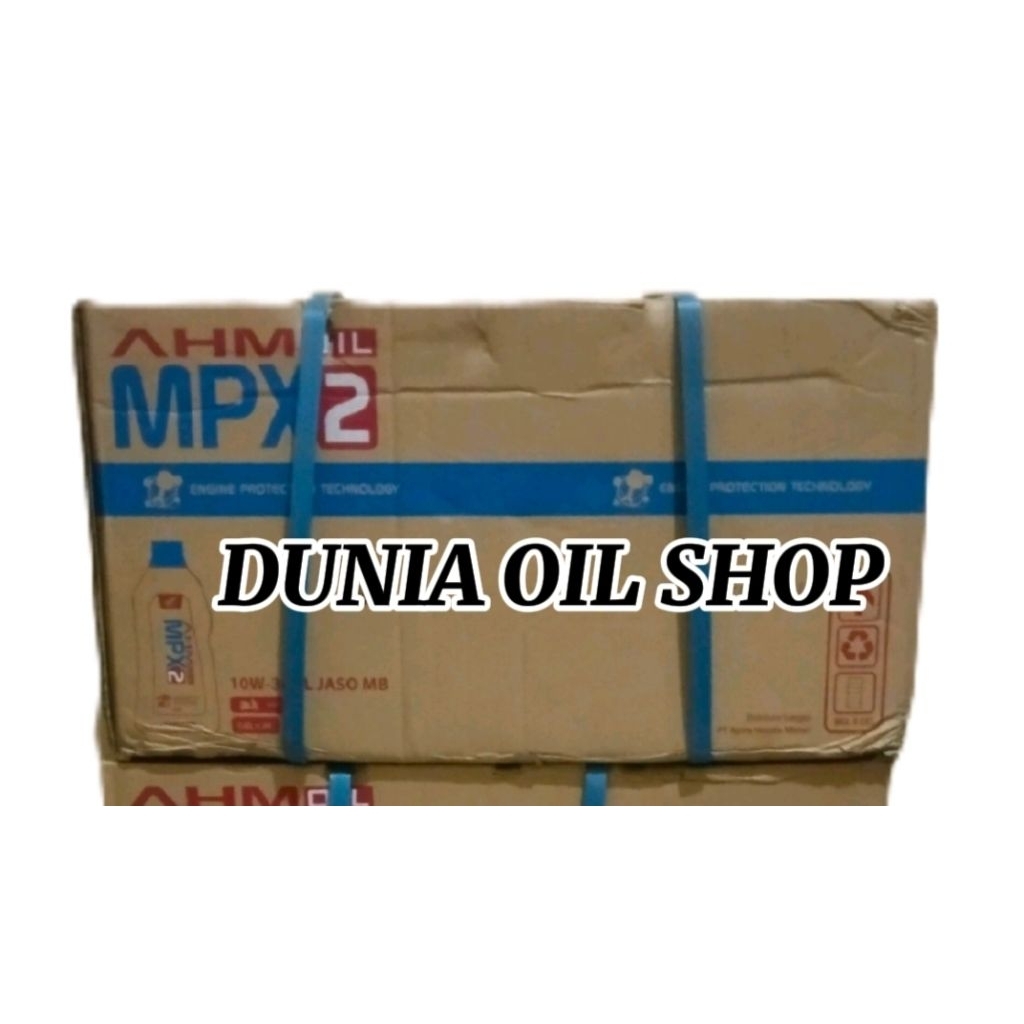PAKET 1 DUS ISI 24 BOTOL, OLI AHM MPX2 SAE 10W_30, 800ML 100% ORIGINAL BERGARANSI.
