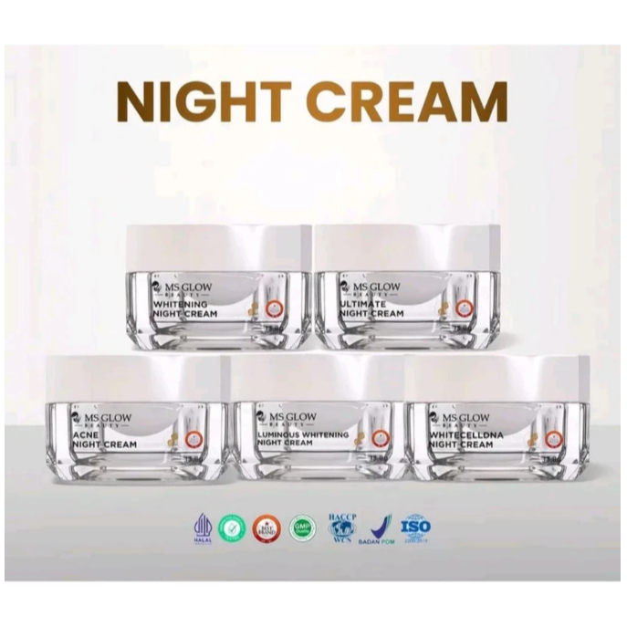 NIGHT CREAM MS GLOW ORIGINAL / CREAM MALAM MS GLOW