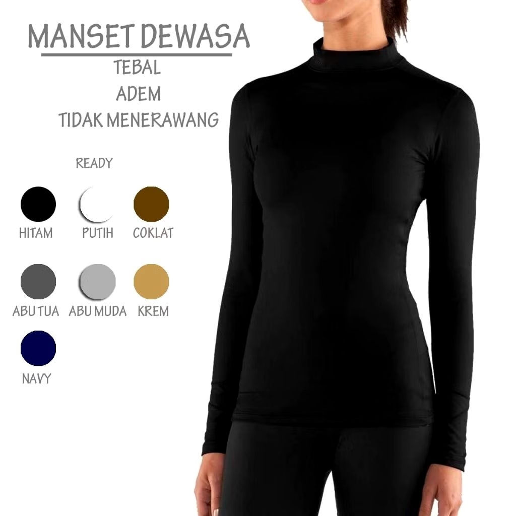 MANSET BAJU LENGAN PANJANG RAYON ADEM PREMIUM